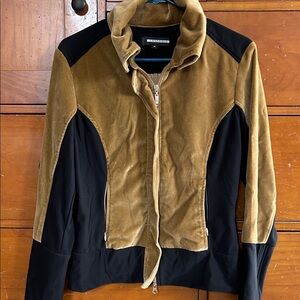 Anatomie jacket size medium black tan